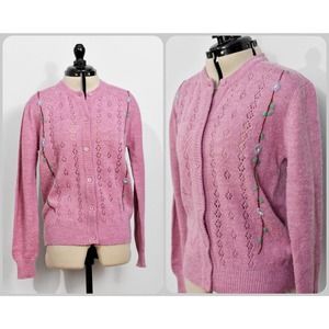 Atleigh Pink 80s Cardigan